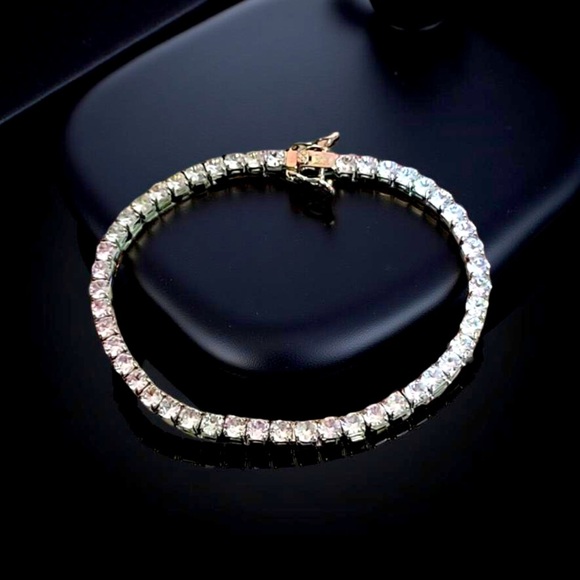 Men's Stainless Steel Bling Bracelet - Picture 1 of 2